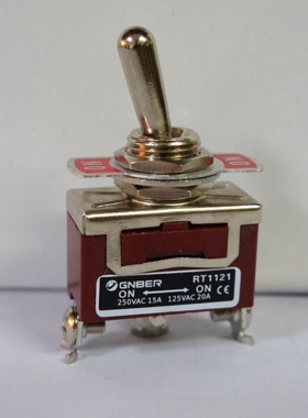 冈本工控 一极二通型摇柄钮子开关 RT-1121
