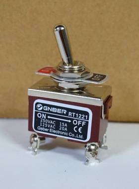 冈本工控 二极一通型摇柄钮子开关 RT-1221