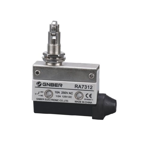 冈本工控 面板安装式交叉滚轮塞柱型防尘防油限位开关 RA-7312