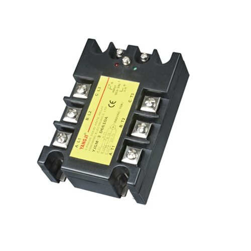阳继YANGJI 三相电机正反转固态继电器 YJGM-3 D6610A 三线二控