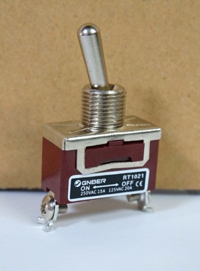 冈本工控 一极一通型摇柄钮子开关 RT-1021