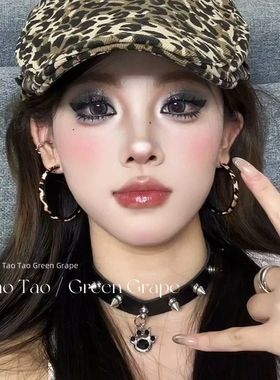 ins朋克亚文化骨头铆钉项圈choker颈圈纯欲风叛逆小狗朋克项链