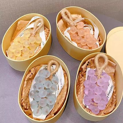 IT S @10创意水晶葡萄香皂手工肥皂生日送礼高级感香水皂精油皂