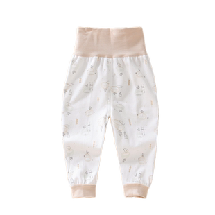 哈咪奇婴儿高腰裤秋冬纯棉男女宝宝护肚裤新生儿裤子全棉秋裤打底