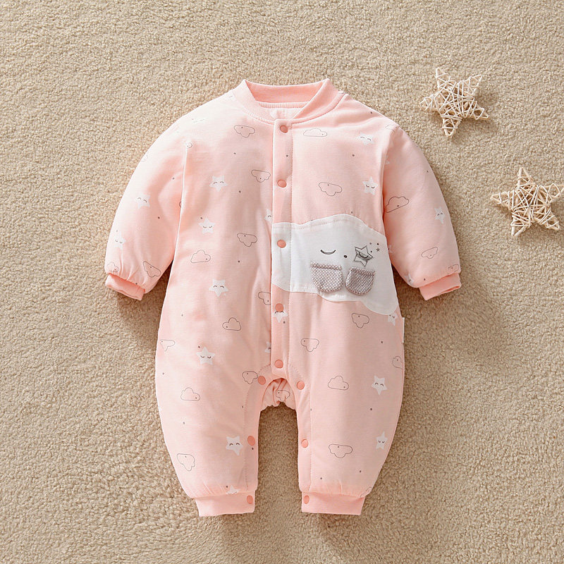 哈咪奇宝宝夹棉保暖哈衣爬服棉衣加厚连体衣新生婴儿连身衣服冬装,童装/婴儿装/亲子装,连身衣/爬服/哈衣,淘宝优惠券,粉丝福利购,淘宝优惠卷