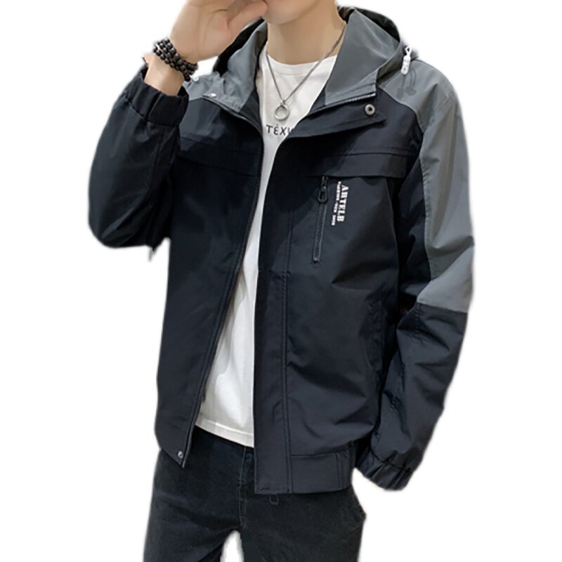 外套男士2023秋季新款休闲工装上衣服男装夹克JK2117-P68加绒P78,男装夹克,星座308B-2