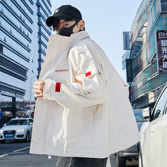 外套男2021春新款韓版潮流ins工裝上衣休閒百搭夾克