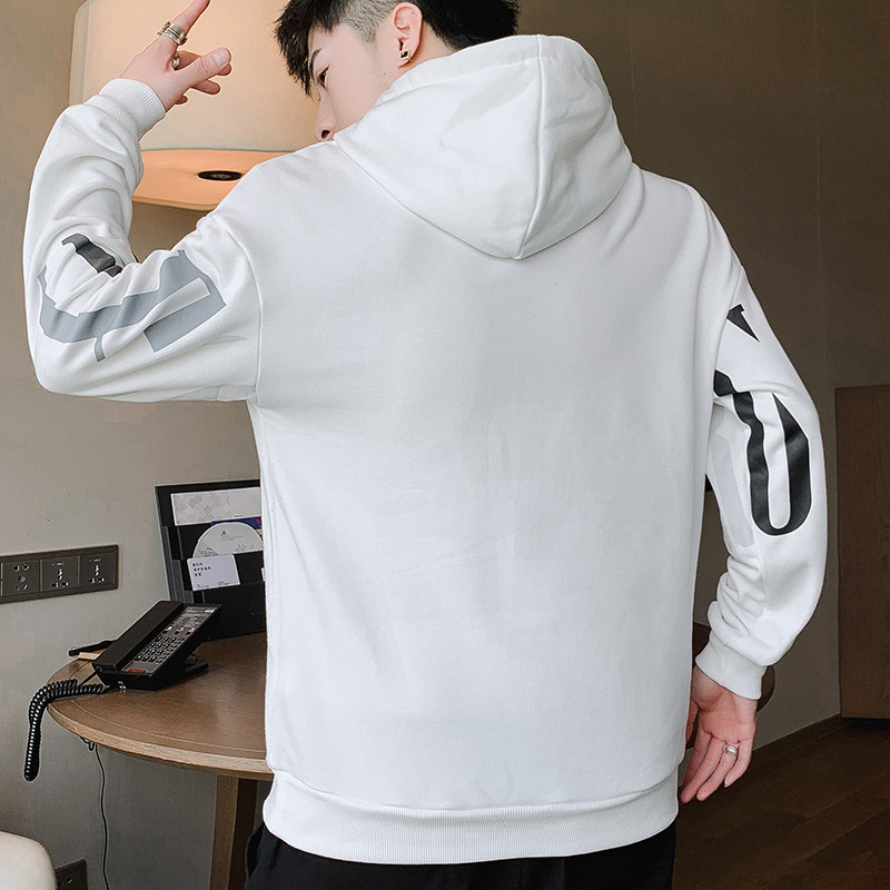 2021春季连帽卫衣男士潮流韩版宽松休闲长袖帅气上衣服WY9085-P30,男装卫衣,星座308B-2