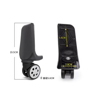 BW022 金利来行李箱轮子配件万向轮通用旅行箱皮箱包配件脚轮维修