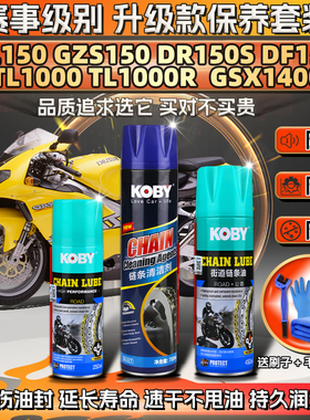 适用铃木TL1000R链条油蜡GSX1400 GZS/DL/DR/DF150清洗剂保养套装