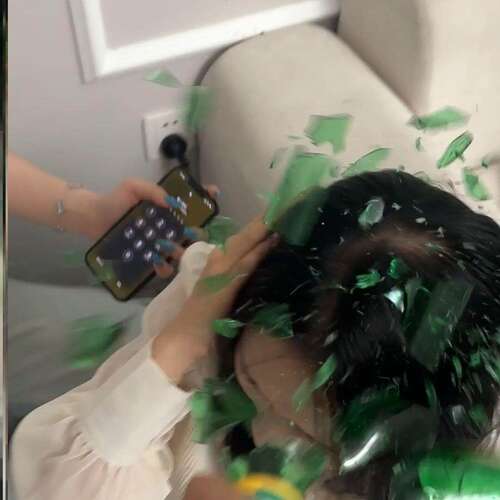 假啤酒瓶道具砸头电影表