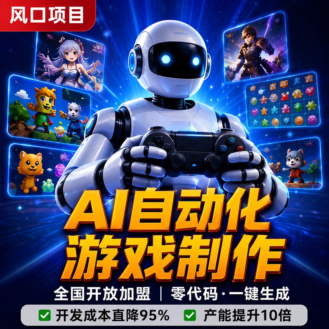 AI自动化until游戏制作智企业形象VI设计