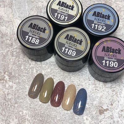 日本正品ICEGEL光疗甲油胶新款金箔啫喱胶新款碎片凝胶1188~1192