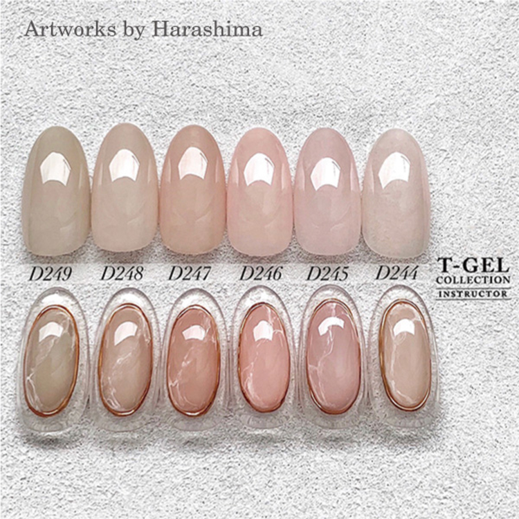 日本T-GEL美甲光疗胶透白玉脂甲油胶2023年新款裸色美甲店专用胶