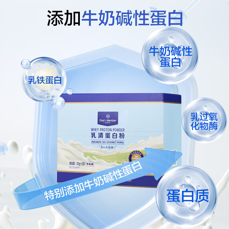 1号会员店乳清蛋白粉1200g进口奶源恢复补充蛋白质成人中老年人