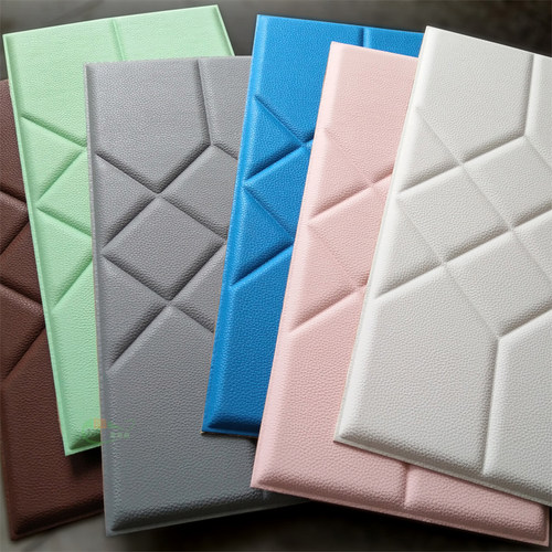 笨笨鱼加厚防撞中国结墙面软包