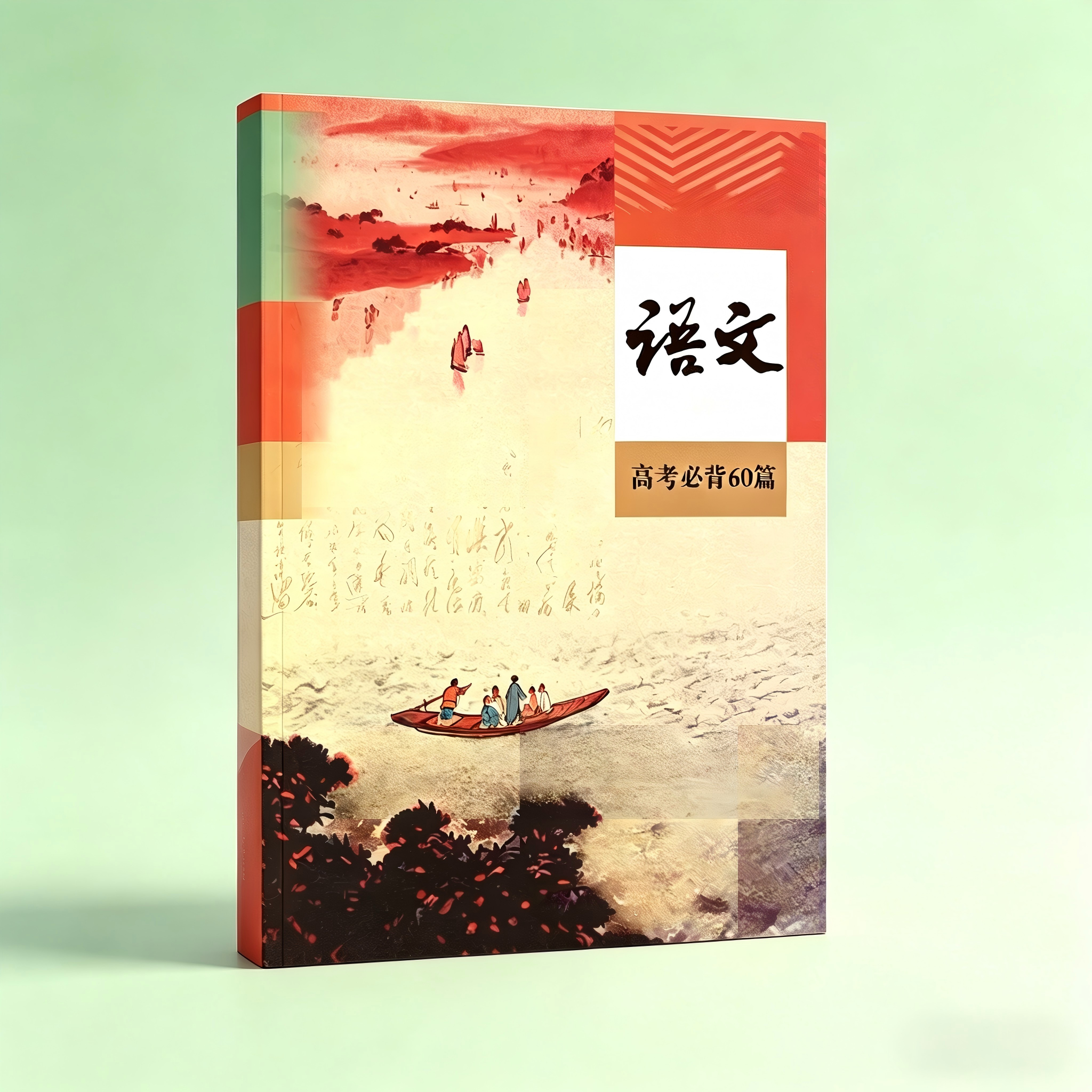 2026高考语文必背60篇彩色注解文言文古诗词总复习思维导图学霸笔