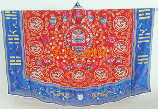 新款九龙法衣 九龙降衣 黄 紫色 红色 枣红 高功法衣龙衣高丝宝