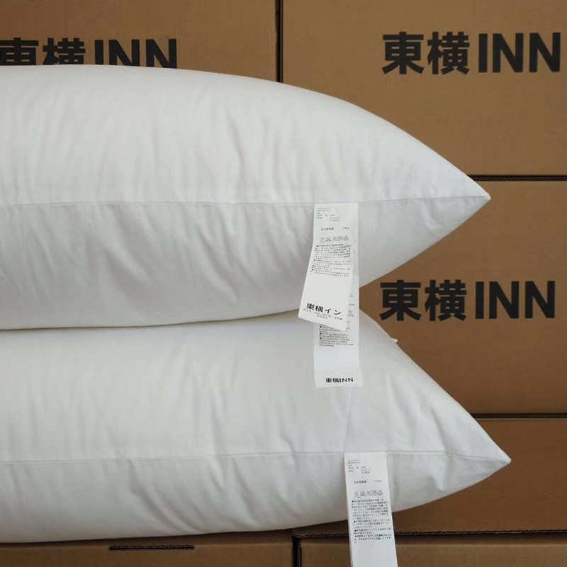 原单出口星级酒店枕头护颈椎超柔软简约家用助睡眠单人48*74枕芯