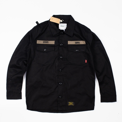 斜纹布日系工装衬衫夹克外套