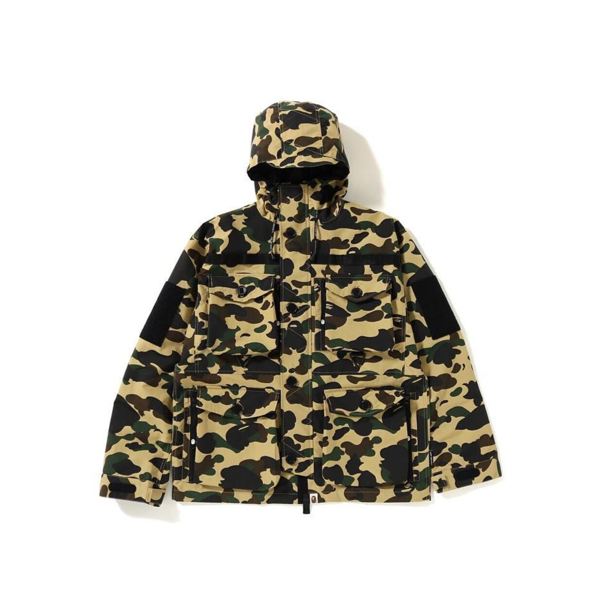 thumbnail for CAMO MILITARY JACKET Camouflage Ape Head Military Style Hooded Four-Pocket Outdoor Jacket