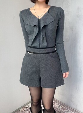 九1208韩国东大门运动短裤区soomanchae-8721926简洁秋季洋气通勤