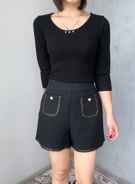 九1105韩国东大门运动短裤区soomanchae-8688300清新休闲高档直邮