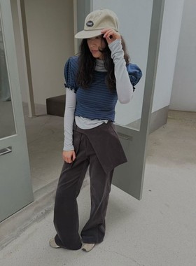 九1024韩国东大门t恤区TopQueen-8677464潮流直邮档口人气简约