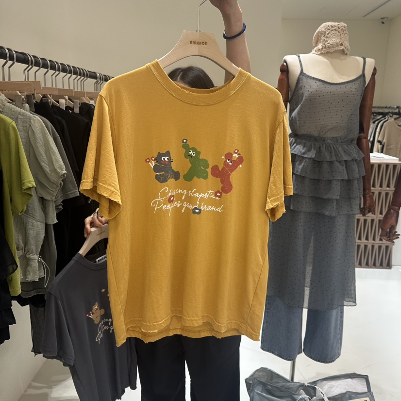 八0625韩国东大门运动瑜伽T恤区4305820原宿夏季个性正品学院休闲