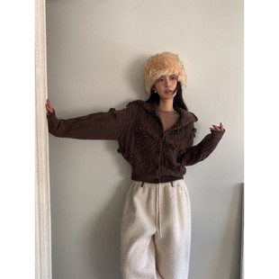 九1129韩国东大门毛衣区FOUNDATION-8715377直邮清新甜美复古秋冬