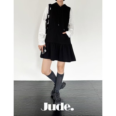 九0815韩国东大门连衣裙区HEYJUDE-8610957韩版简洁可爱学院冬季