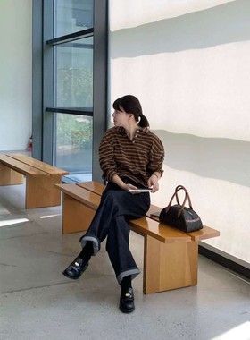 九1012韩国东大门t恤区courgette-8666669时尚通勤百搭冬季简洁