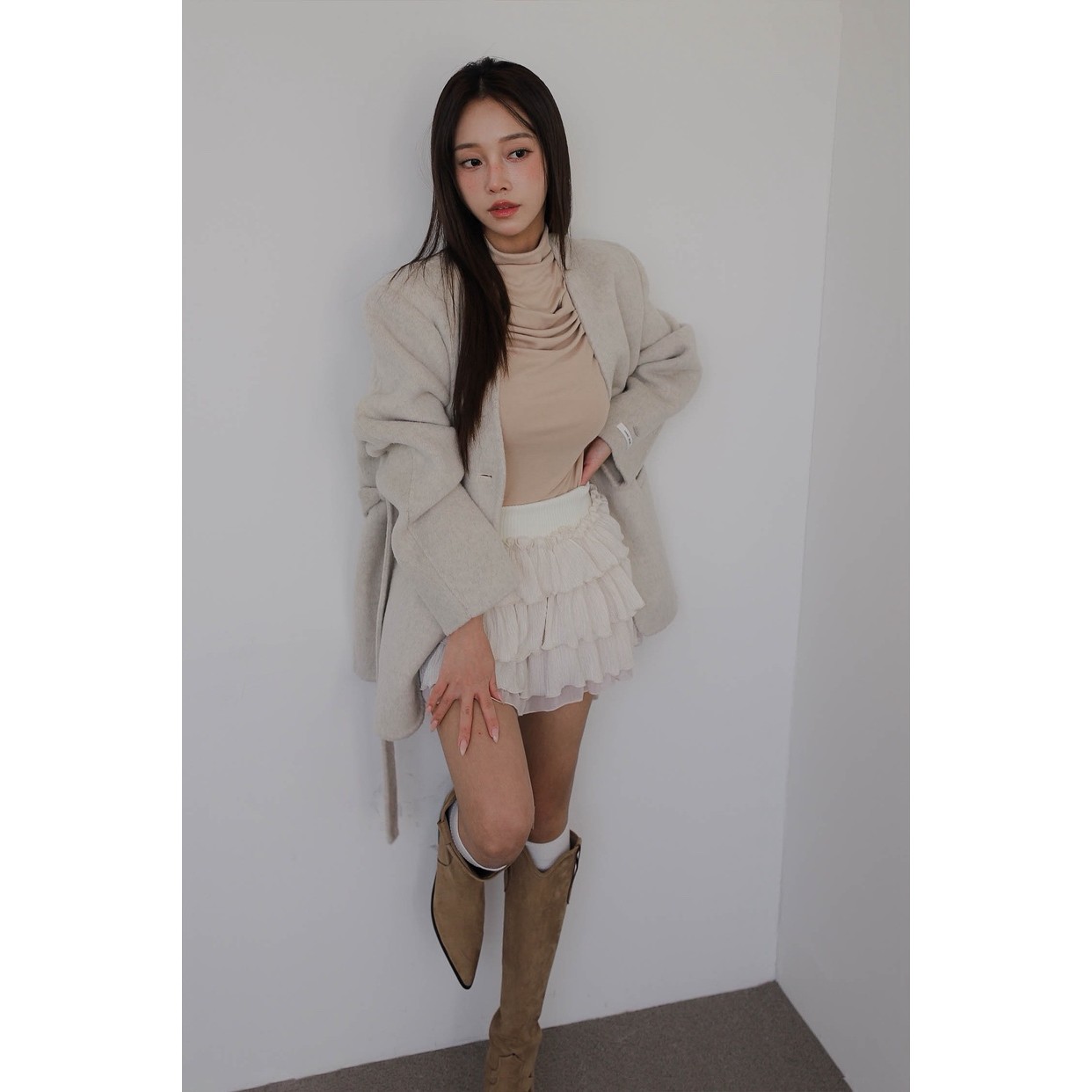 八1115韩国东大门运动瑜伽外套款大衣区4493976休闲炸街直邮档口