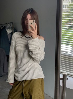 九1217韩国东大门毛衣区unbound-8734215人气复古春季学院通勤