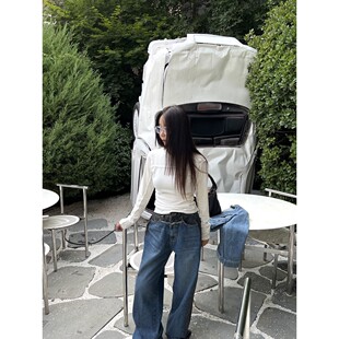 八0130韩国东大门上衣长袖T恤热销区4560252气质甜美独特春冬街舞