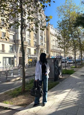 九1024韩国东大门运动牛仔裤区UNDERSTANDING-8677809优雅纯色