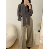 端庄休闲简洁直邮舒适 8749667正品 九0315韩国东大门衬衫 区OPN