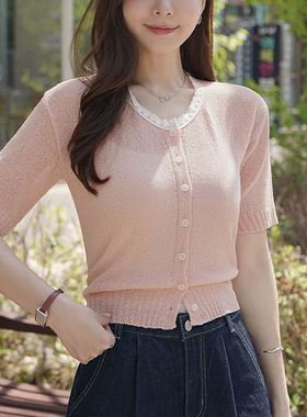 六0531韩国正品80993 针织衫区英伦夏季舒适正品瑞丽休闲原宿直邮