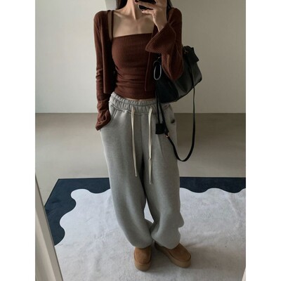 九1217韩国东大门休闲长裤区VERANDA-8734427直邮洋气甜美简约