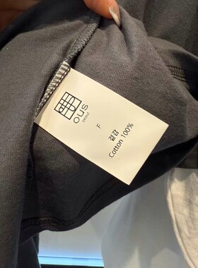 九0927韩国东大门t恤区ous-8656256高端通勤精致冬季新潮正品别致