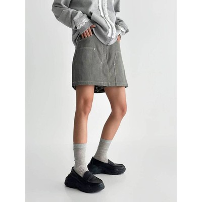 九1111韩国东大门裤子裙裤区ILLO-8694507百搭秋季修身通勤简洁