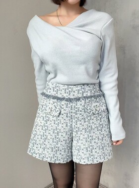 九1208韩国东大门运动短裤区soomanchae-8721927复古纯色流行正品