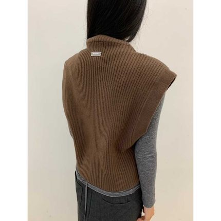 八1213韩国东大门背心热销区4536194春季都市通勤简洁纯色修身