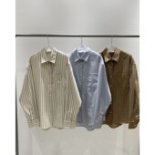 区4561042风格 纯色大气正品 档口冬款 八0130韩国东大门衬衫 时尚