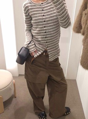 九1105韩国东大门针织衫区ous-8689703秋季知性通勤风格冬季档口