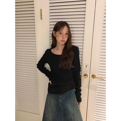 九1024韩国东大门t恤区FORMAL-8678178风格秋季洋气通勤档口冬季