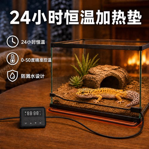 爬宠守宫饲养箱智能定时恒温加热