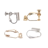 Браслет с одной бусиной, аксессуар, аксессуары, серьги, клипсы, золото 18 карат, без проколов ушей