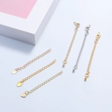 Длинное ожерелье и браслет, платиновый золотой браслет на ногу, аксессуары, DIY, золото 18 карат, розовое золото