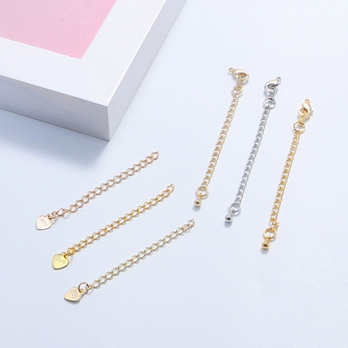 Длинное ожерелье и браслет, платиновый золотой браслет на ногу, аксессуары, DIY, золото 18 карат, розовое золото